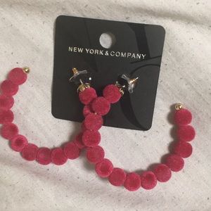 New York and Company half hoop earrings
